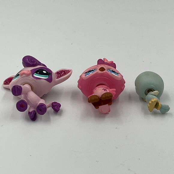 Littlest Pet Shop Lot Accessories Set with 3 Pets | LPS Playset Bundle - Picture 5 of 10